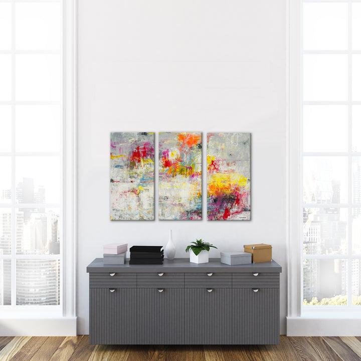 Day in the Sun' 3 Piece Wrapped Canvas Wall Art Set