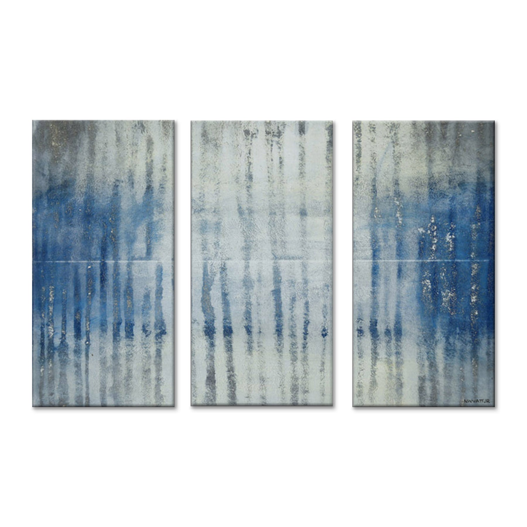 'Reflections' 3 Piece Wrapped Canvas Wall Art Set – Ready2HangArt