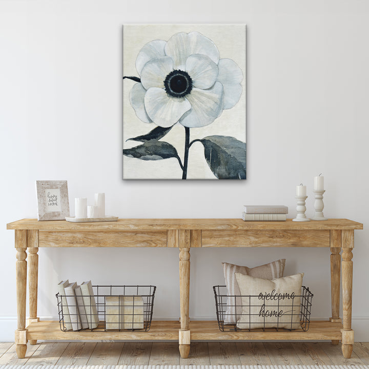 'Graceful Poppy II' Wrapped Canvas Wall Art