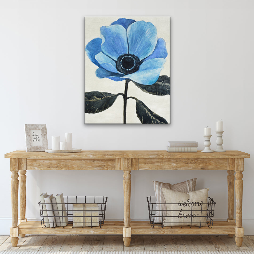'Graceful Poppy III' Wrapped Canvas Wall Art