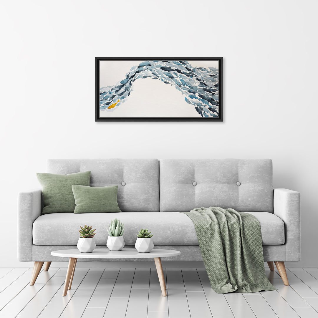 Goldfish Framed Canvas Wall Art