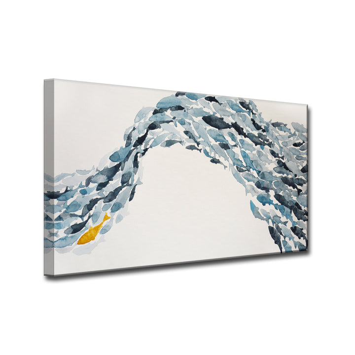'Goldfish' Wrapped Canvas Coastal Wall Art Set