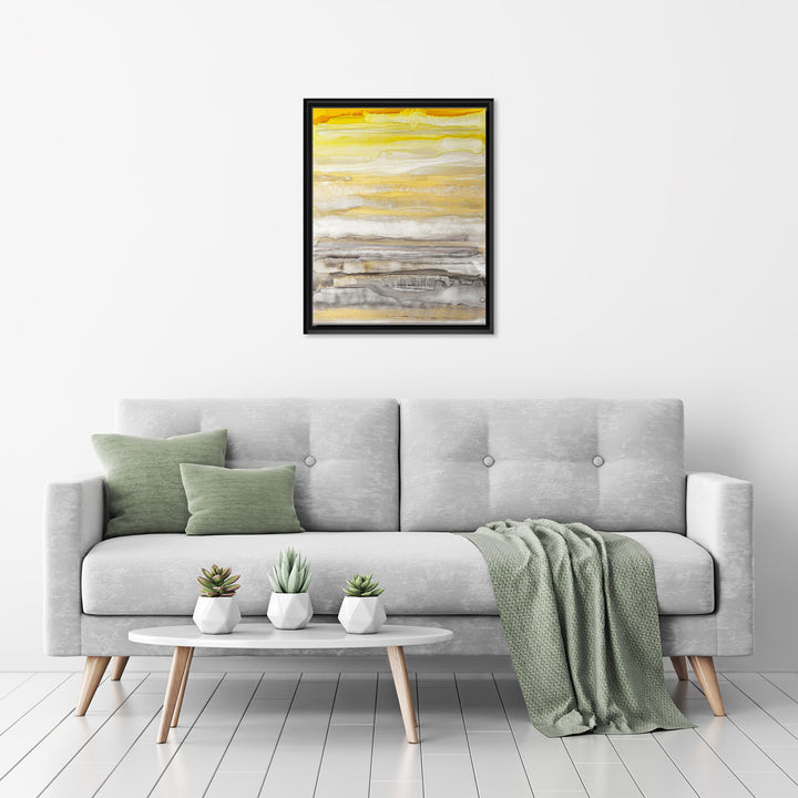 New Sunset II Framed Canvas Wall Art