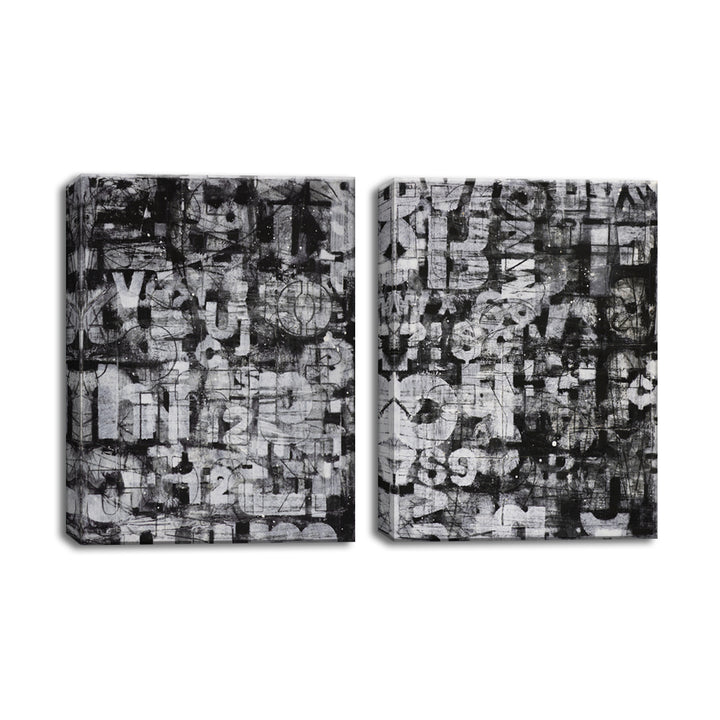 Street Wise I/II' 2 Piece Wrapped Canvas Wall Art Set
