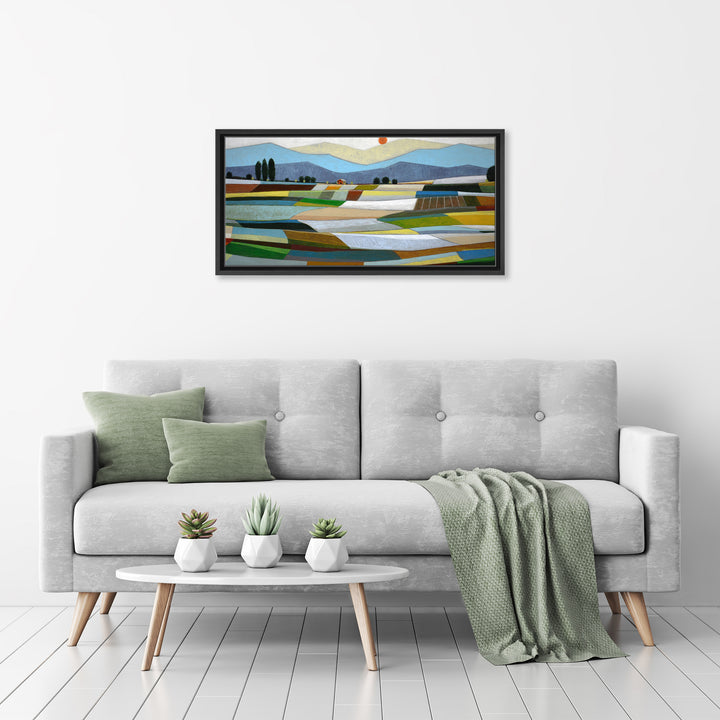 Fertile Acres Framed Canvas Wall Art