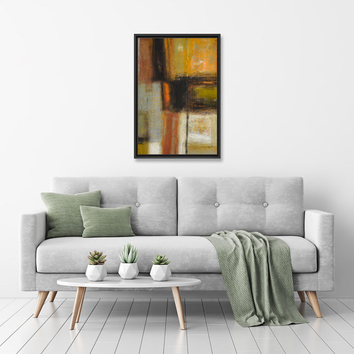 New Earth I Framed Canvas Wall Art