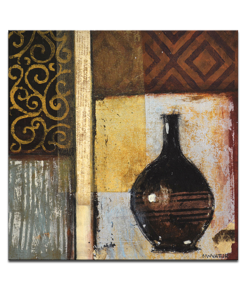 'Ancient Urn I' Wrapped Canvas Wall Art