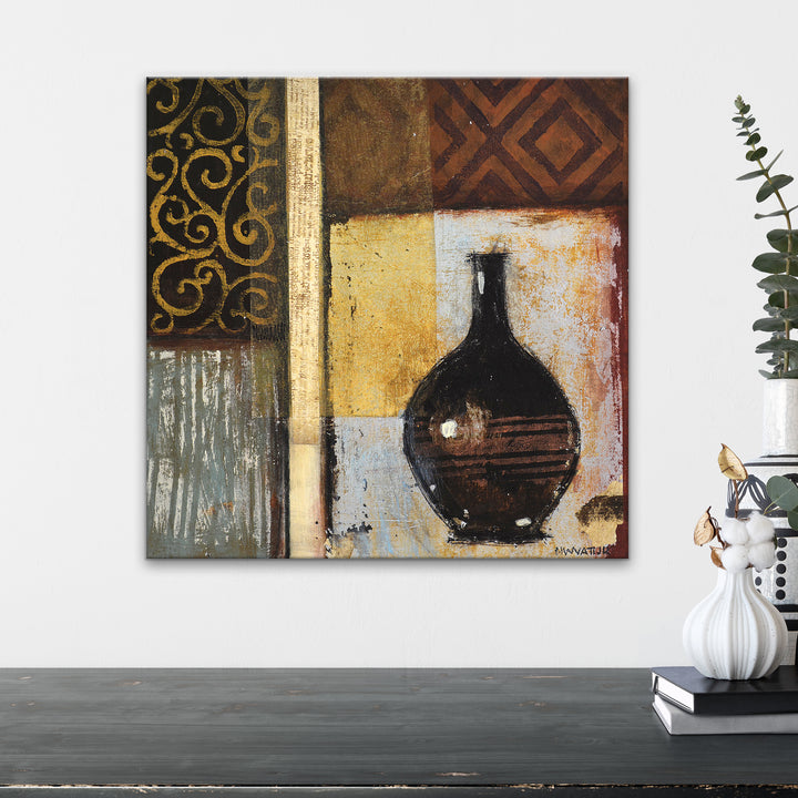 'Ancient Urn I' Wrapped Canvas Wall Art