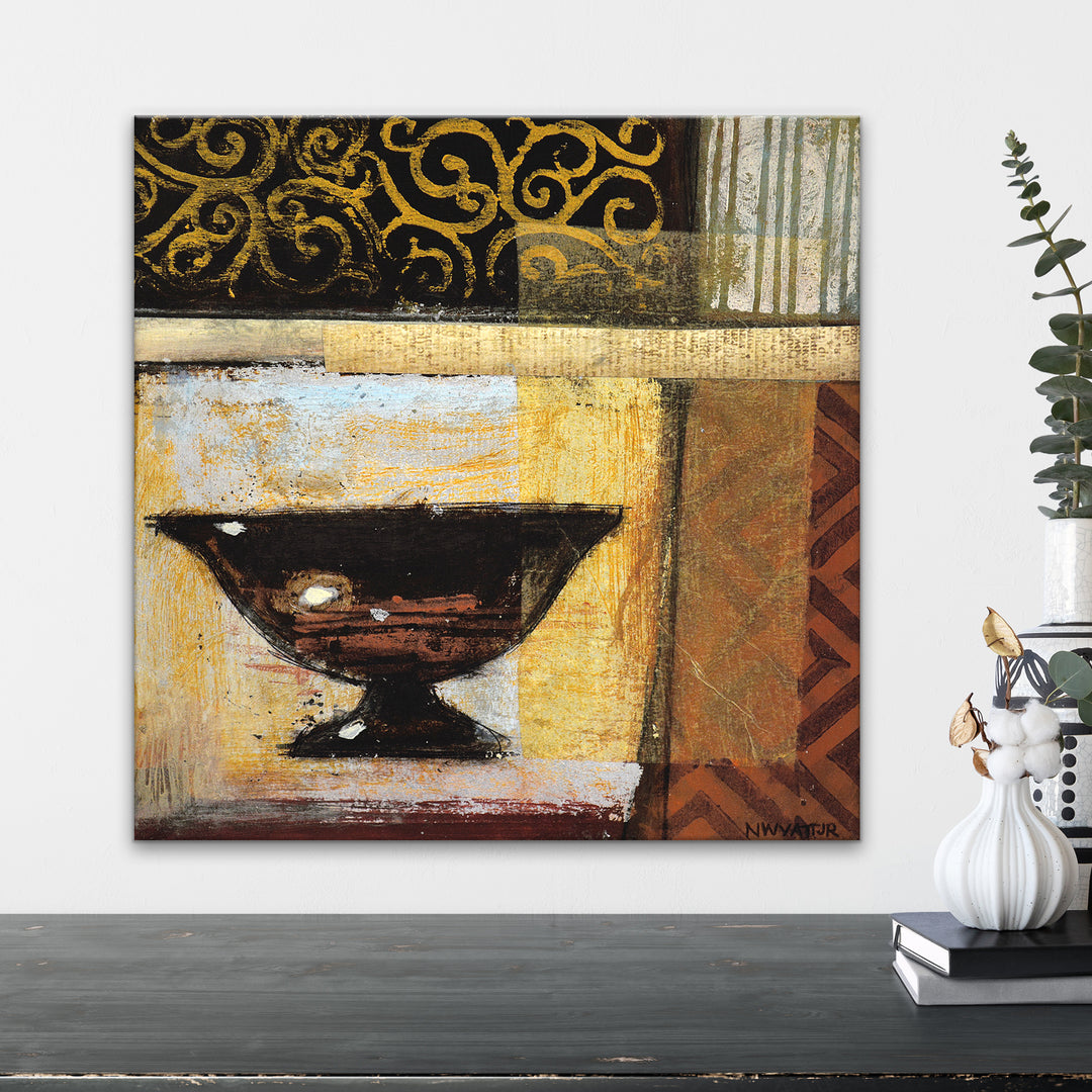 'Ancient Urn II' Wrapped Canvas Wall Art