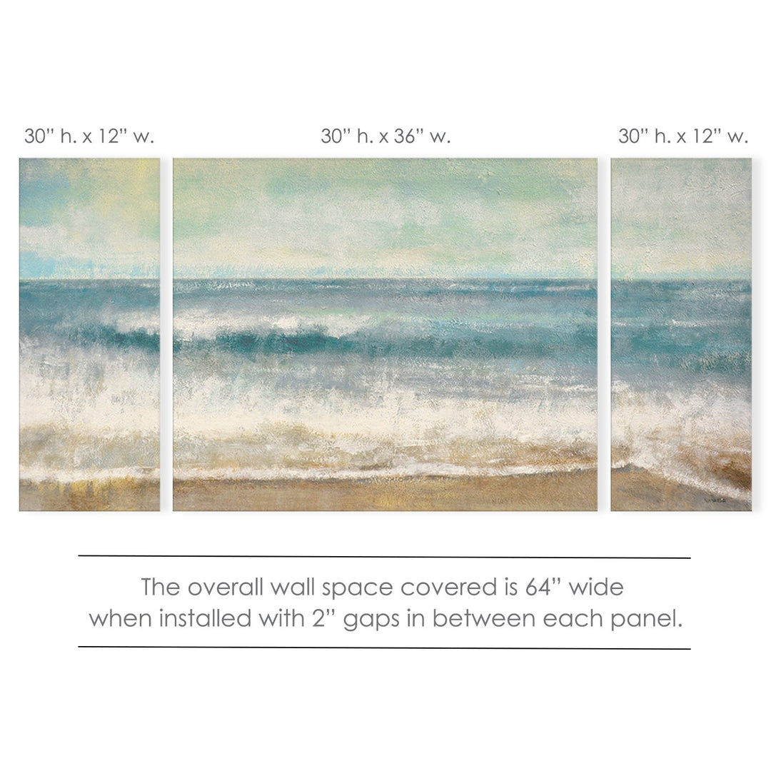 'Beach Memories' Wrapped Canvas Wall Art Set