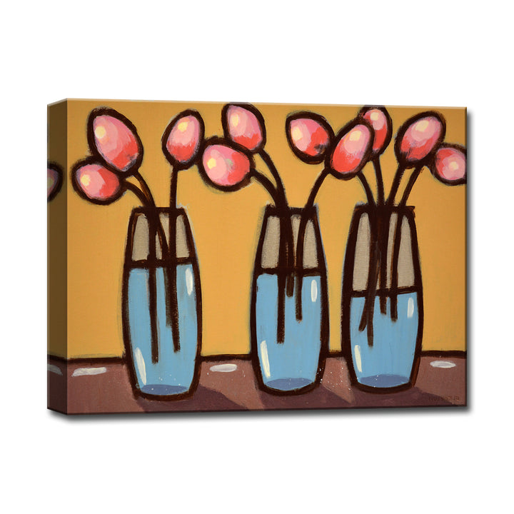 'III Bouquets' Wrapped Canvas Wall Art