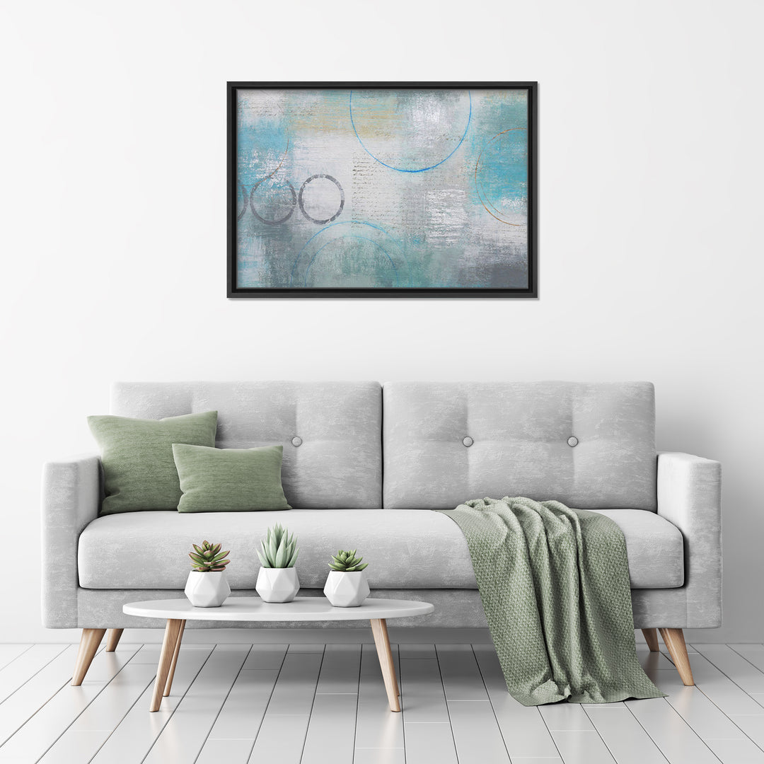 Subtle Change Framed Canvas Wall Art