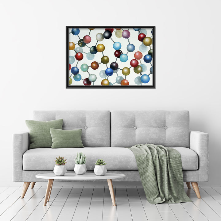 Structure Framed Canvas Wall Art