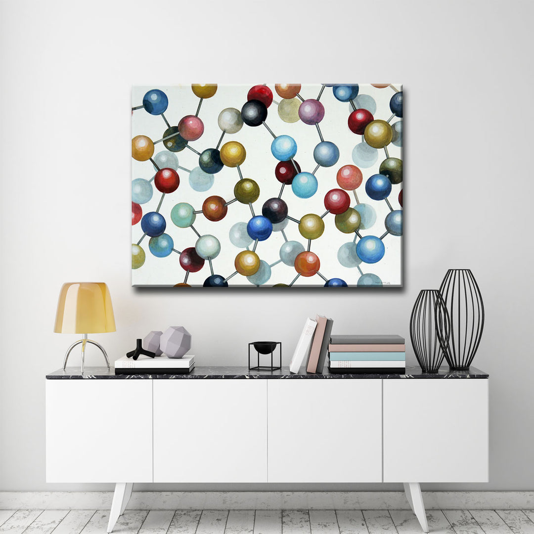 'Structure' Wrapped Canvas Wall Art