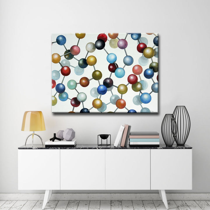 'Structure' Wrapped Canvas Wall Art