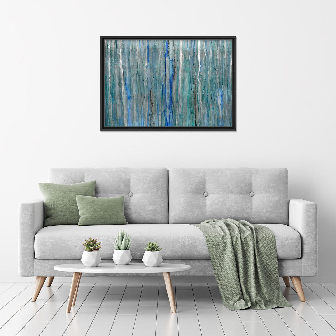 Arctic Rain Framed Canvas Wall Art