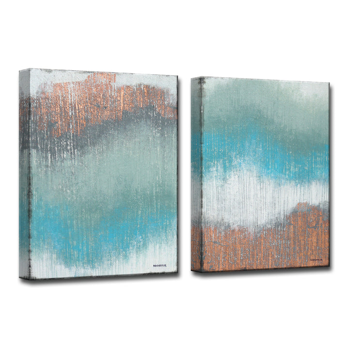Heron Point I/II' Wrapped Canvas Wall Art