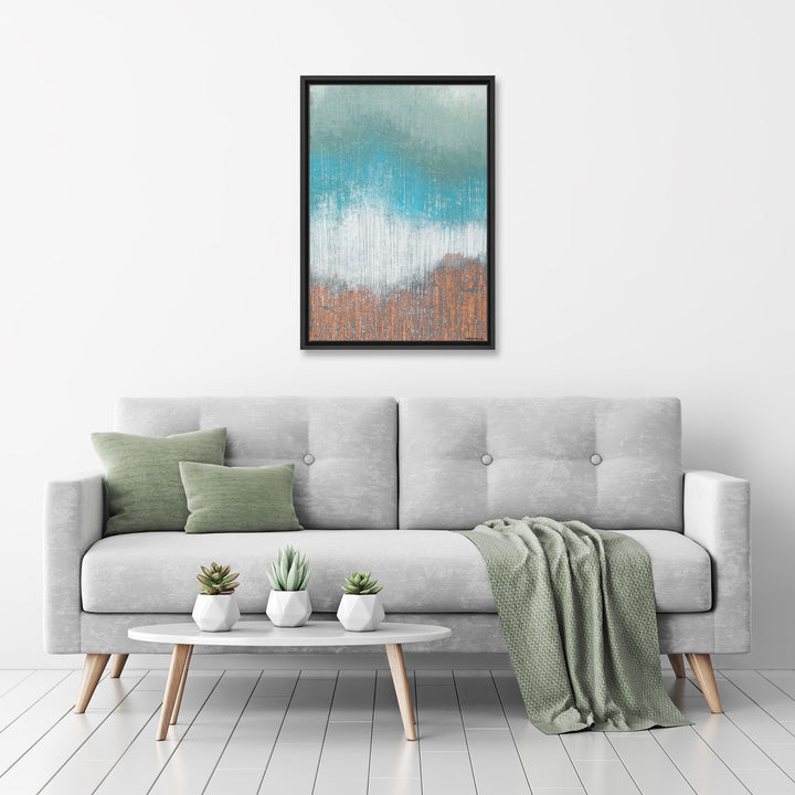 Heron Point II Framed Canvas Wall Art