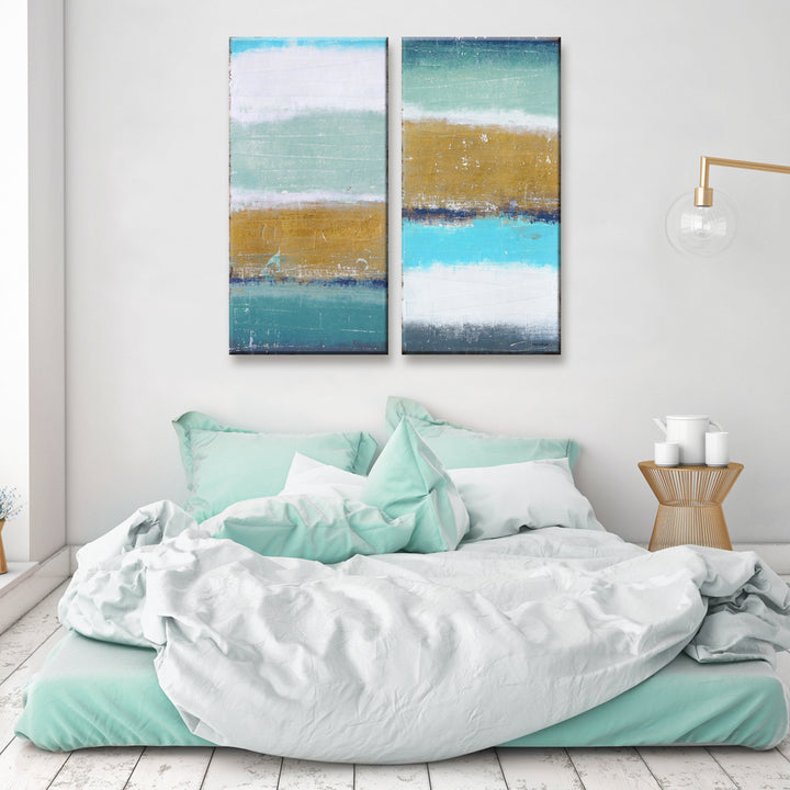 Coastal Shores' Wrapped Canvas Wall Art Set