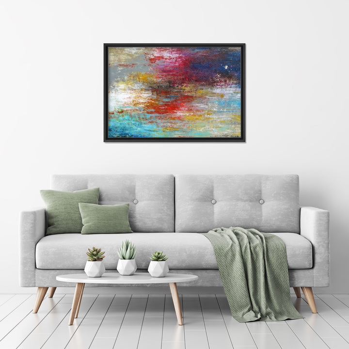 Strange Currents Framed Canvas Wall Art