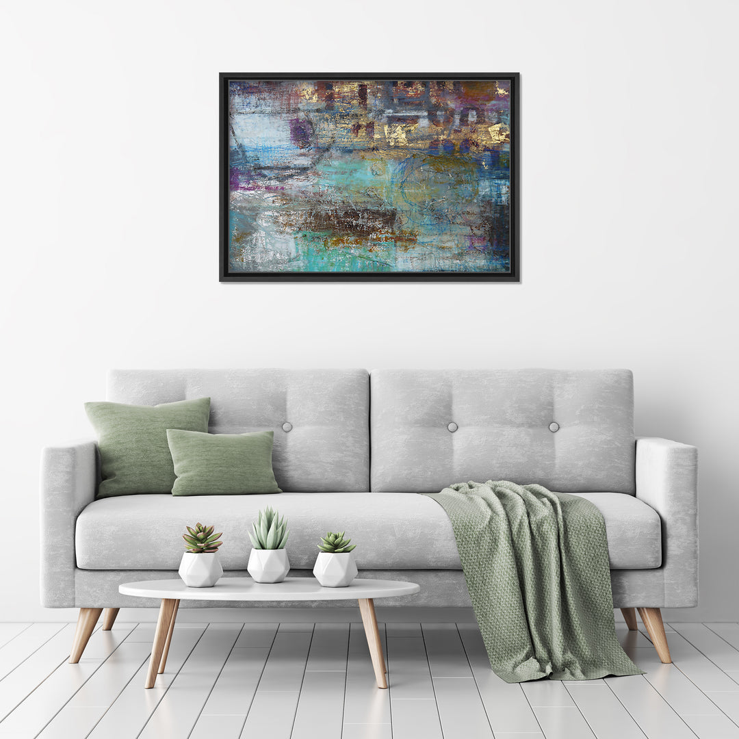 Beauty in Decay Framed Canvas Wall Art
