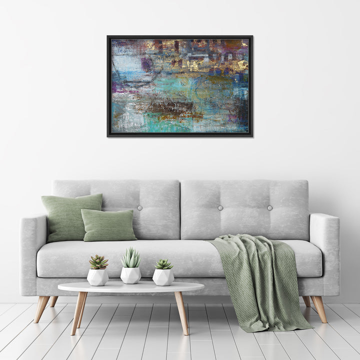 Beauty in Decay Framed Canvas Wall Art