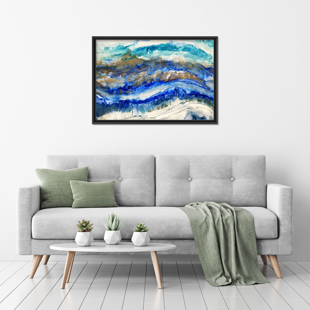 Sea Jewels Framed Canvas Wall Art
