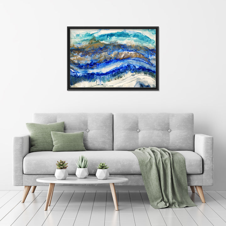 Sea Jewels Framed Canvas Wall Art