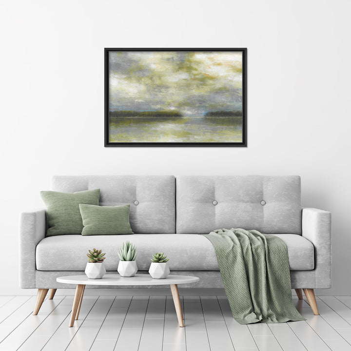 Serenity Now Framed Canvas Wall Art