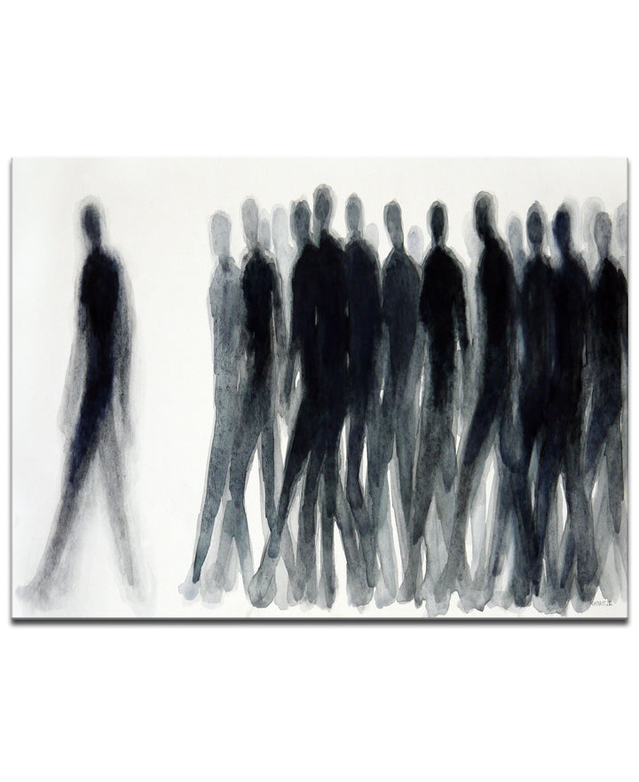 'Follow Me' Wrapped Canvas Wall Art
