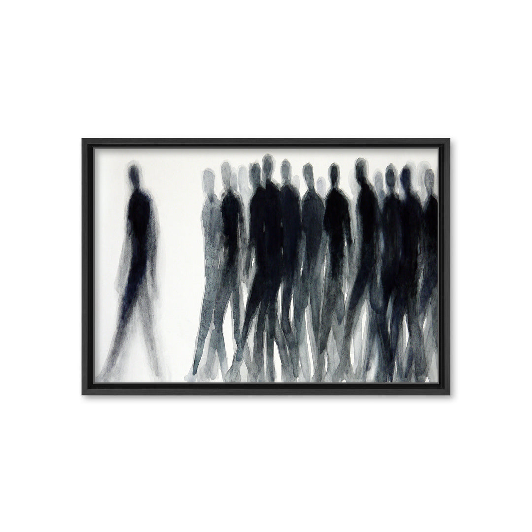 Follow Me Framed Canvas Wall Art