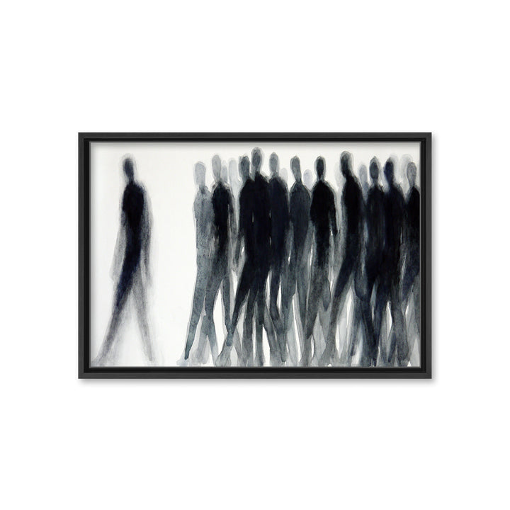 Follow Me Framed Canvas Wall Art