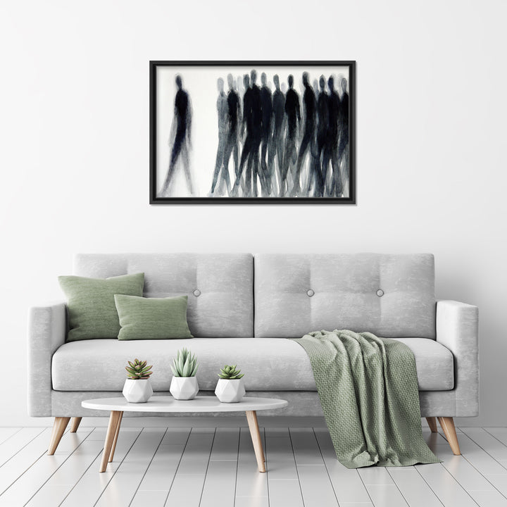 Follow Me Framed Canvas Wall Art