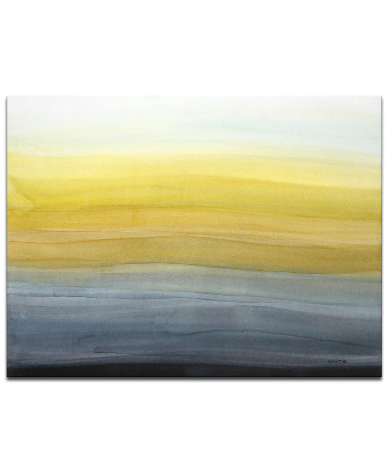 'Evening Glowing' Wrapped Canvas Wall Art