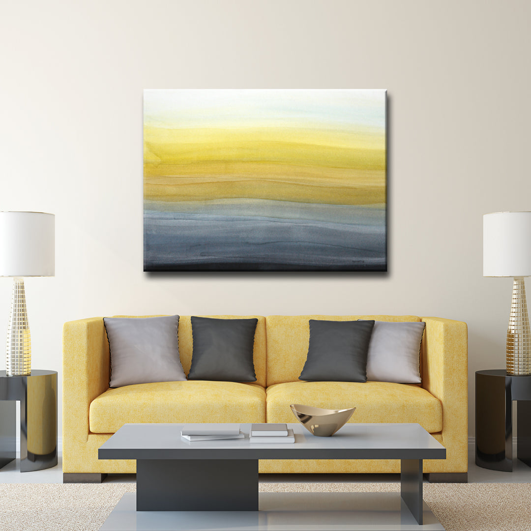'Evening Glowing' Wrapped Canvas Wall Art