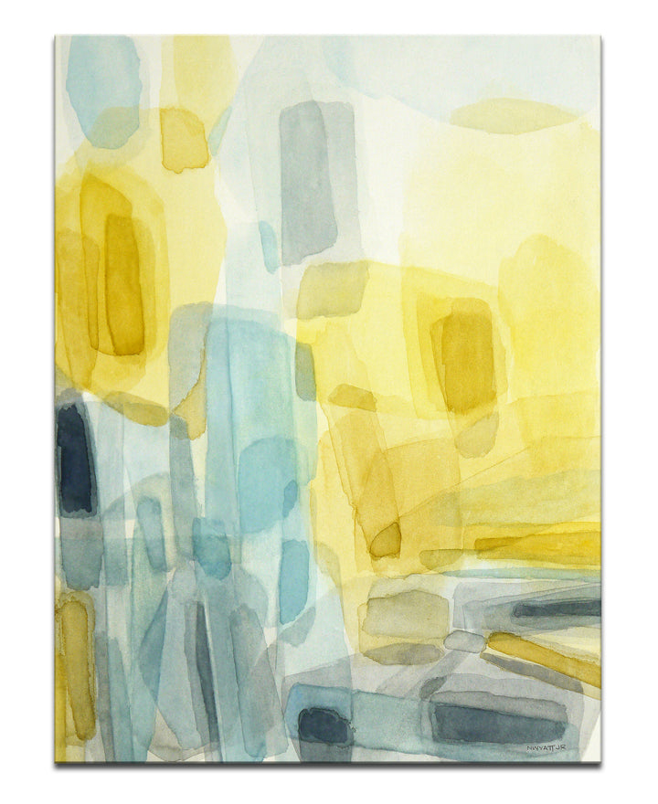 'Sunshine and Rain' Wrapped Canvas Wall Art