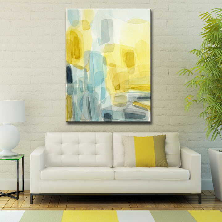 'Sunshine and Rain' Wrapped Canvas Wall Art