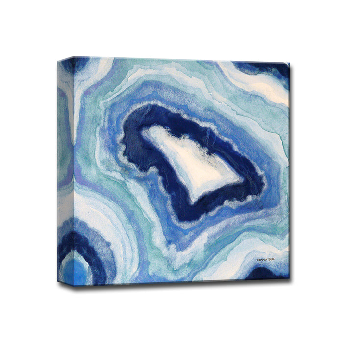 'Ocean Geode I' Wrapped Canvas Wall Art