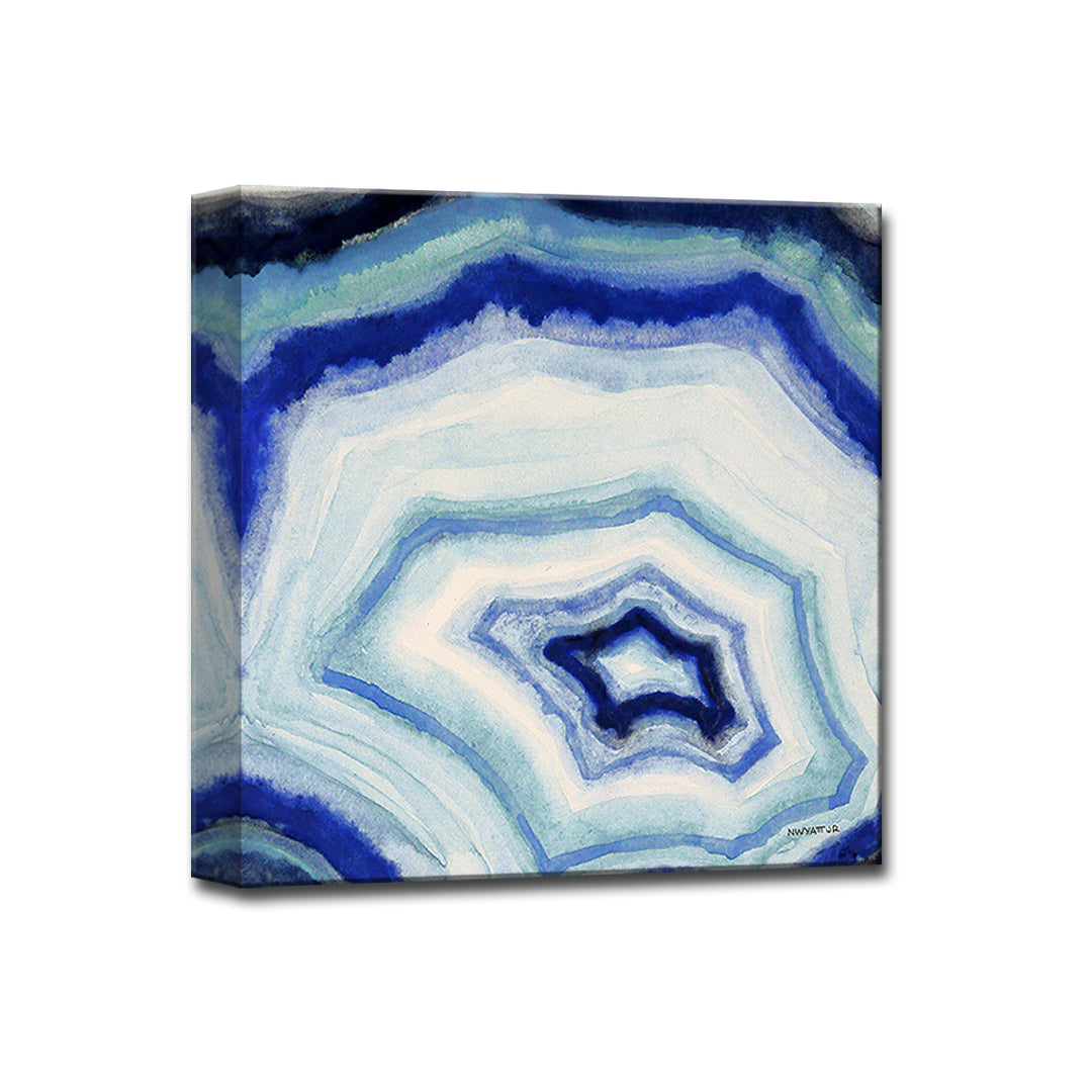 'Ocean Geode II' Wrapped Canvas Wall Art
