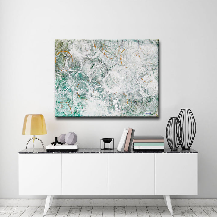'Ocean Current' Wrapped Canvas Wall Art
