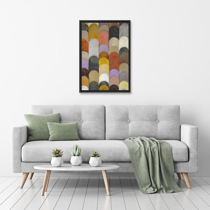 Banded II Framed Canvas Wall Art