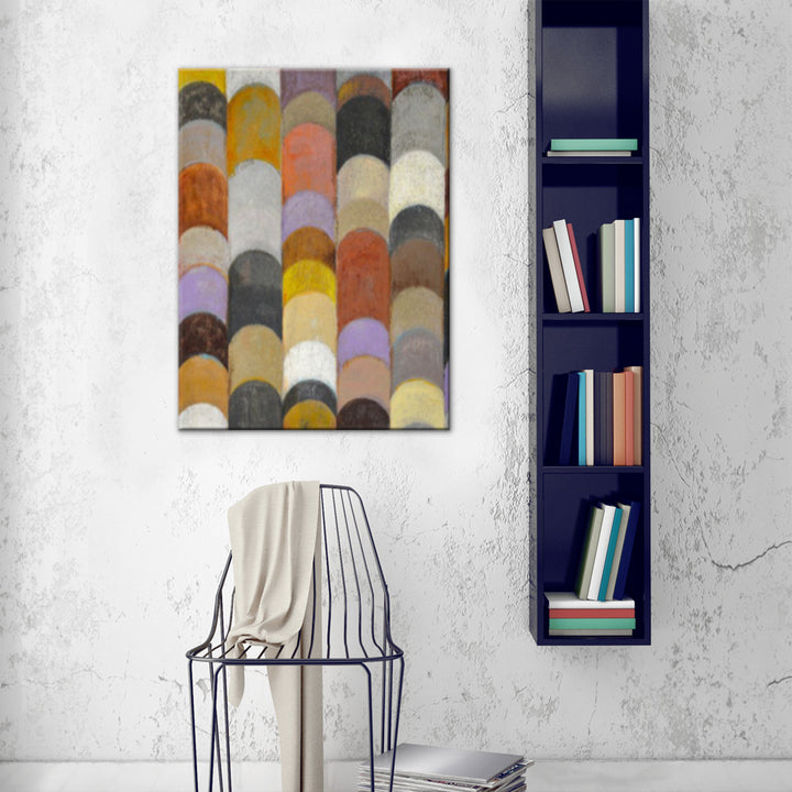'Banded II' Wrapped Canvas Wall Art