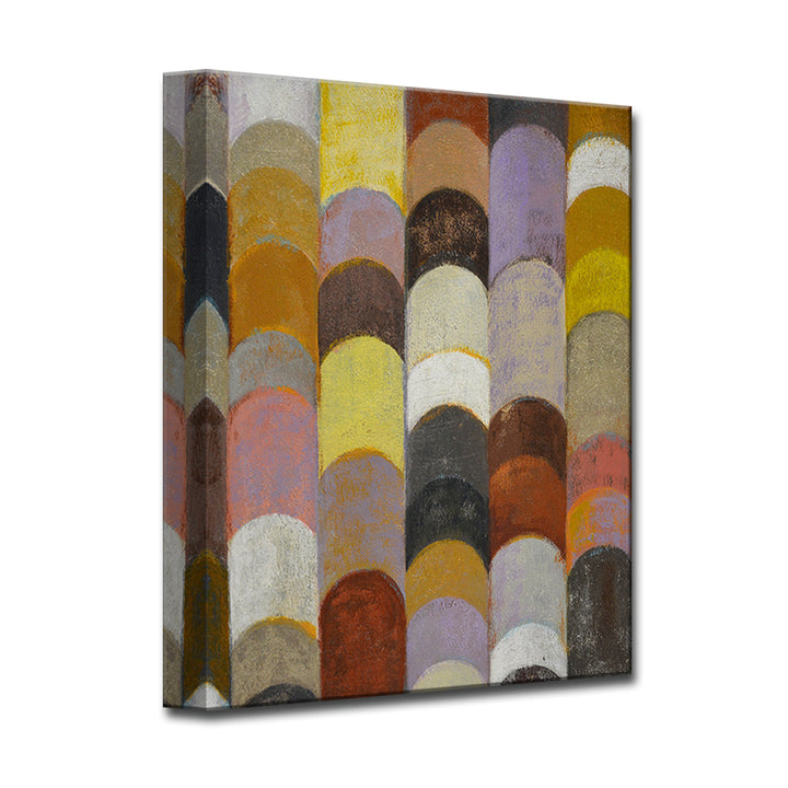 'Banded I' Wrapped Canvas Wall Art