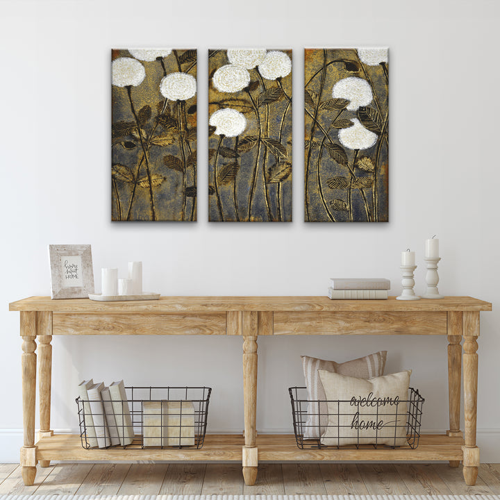 A Million Wishes I/II/III' 3 Piece Wrapped Canvas Wall Art Set