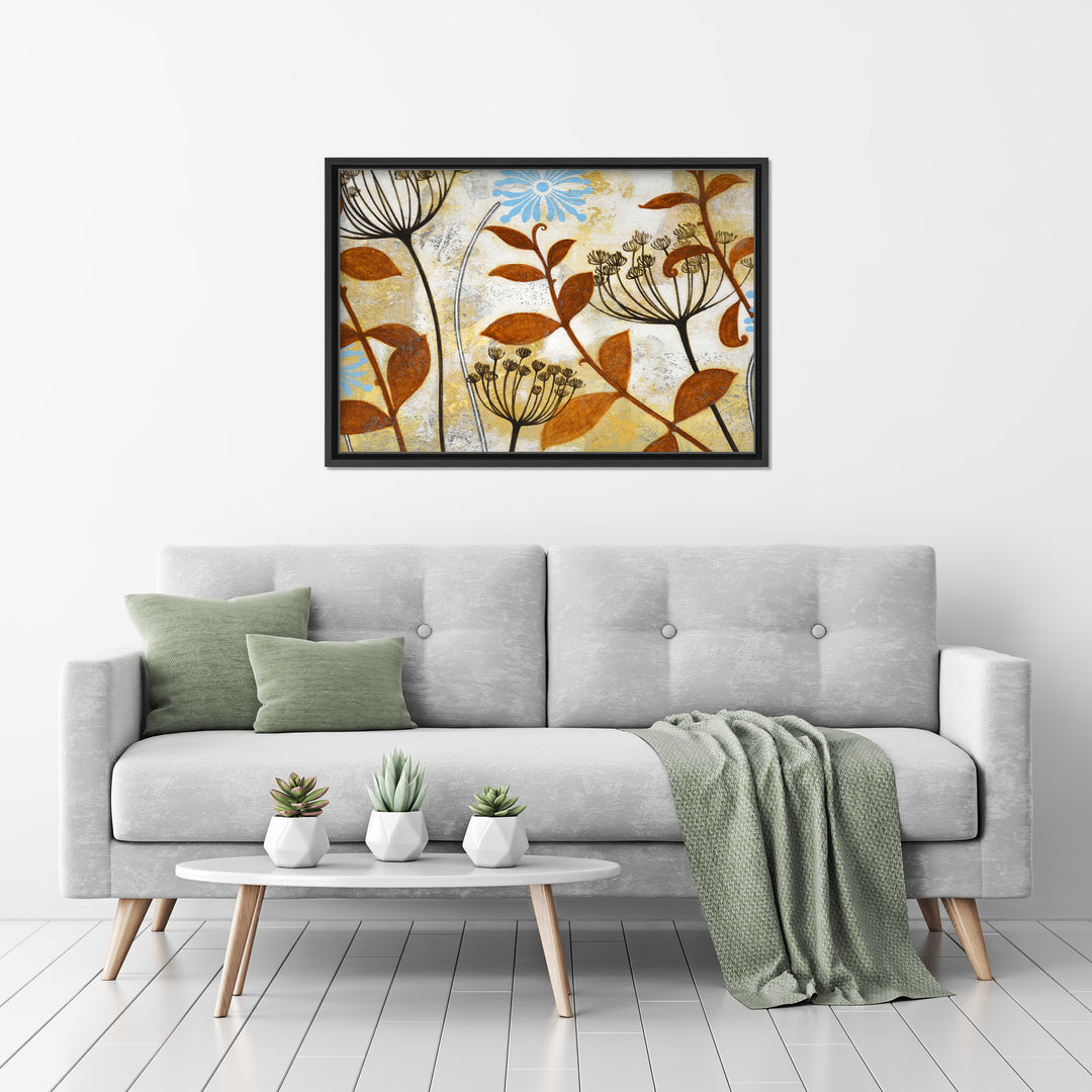 Meadow Melody I Framed Canvas Wall Art