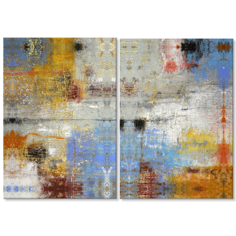 'Search I/II' 2 Piece Wrapped Canvas Wall Art Set