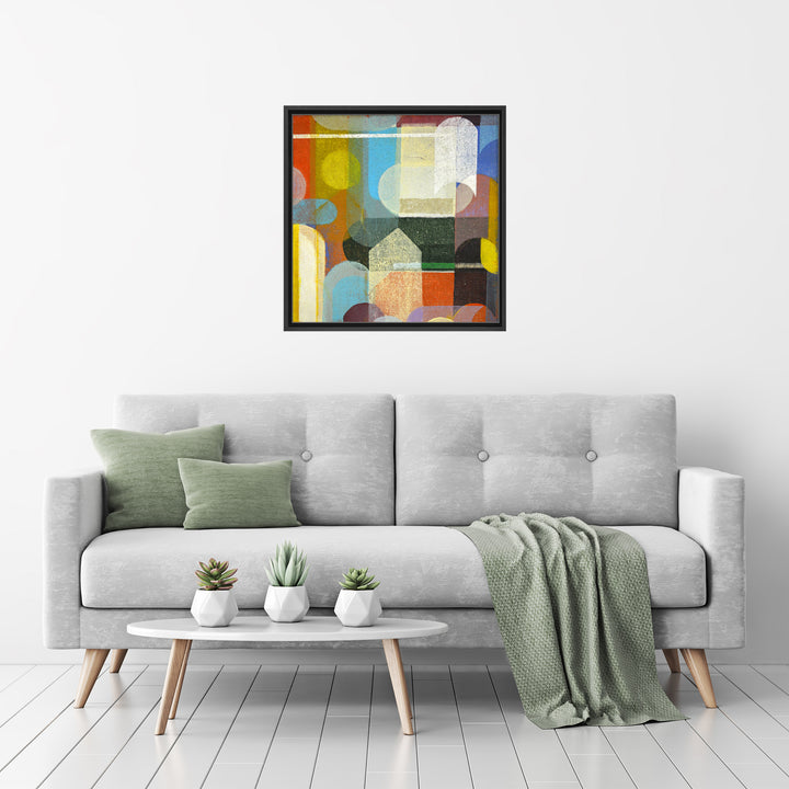 Calypso I Framed Canvas Wall Art