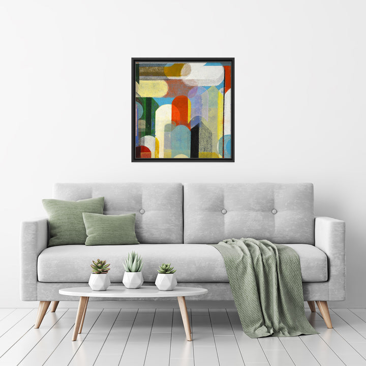 Calypso II Framed Canvas Wall Art