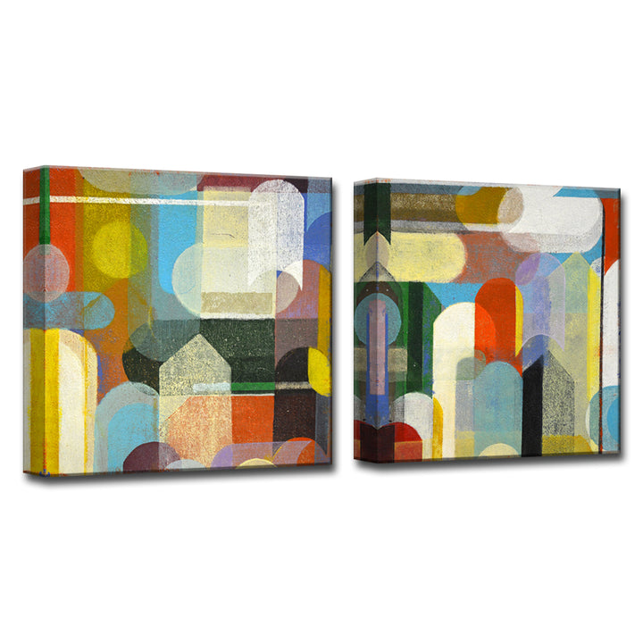 Calypso I/II' 2 Piece Wrapped Canvas Wall Art Set