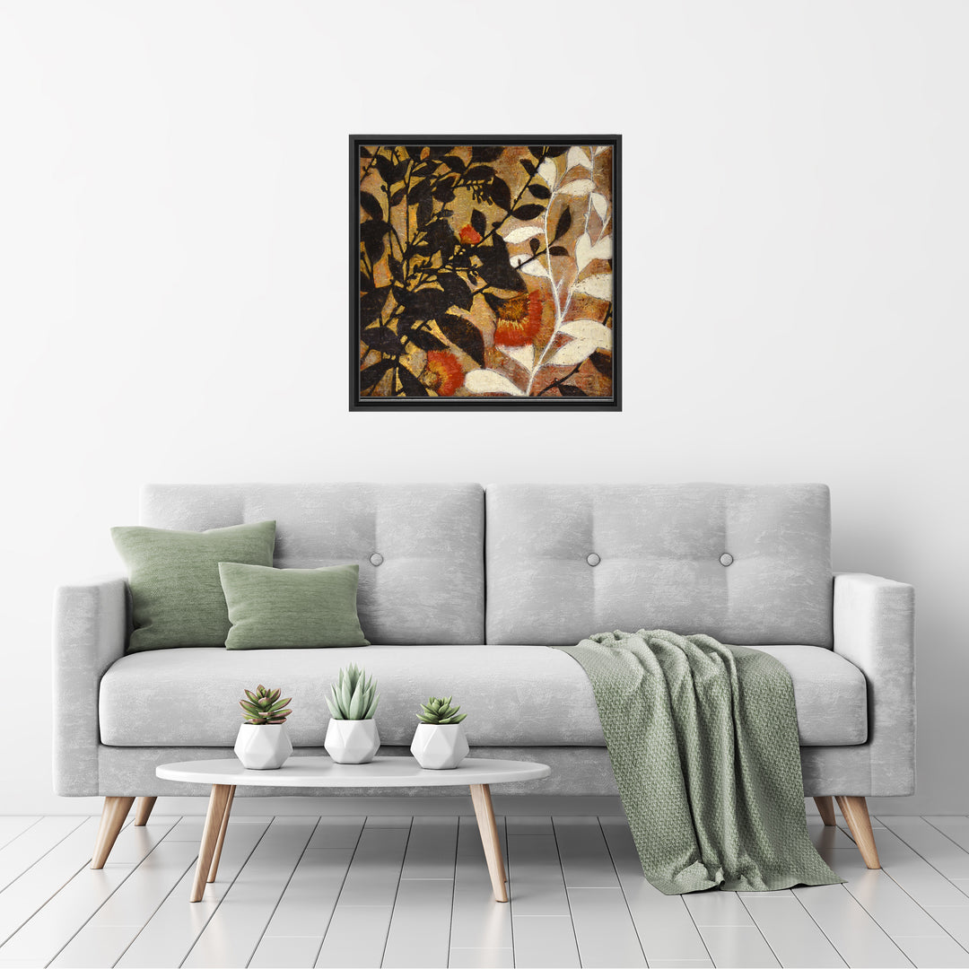 Growing Together I Framed Canvas Wall Art